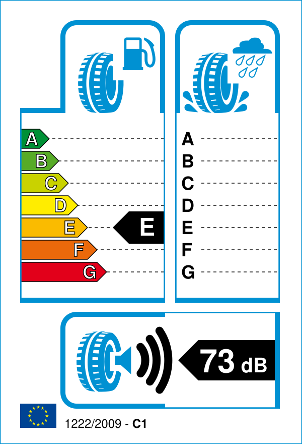 EU-Reifenlabel für TRAZANO Z-507 ZUPERSNOW 245/65 R17 107H