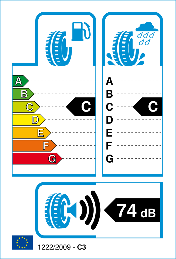 EU-Reifenlabel für STARMAXX POLARMAXX SPORT 245/45 R18 100V
