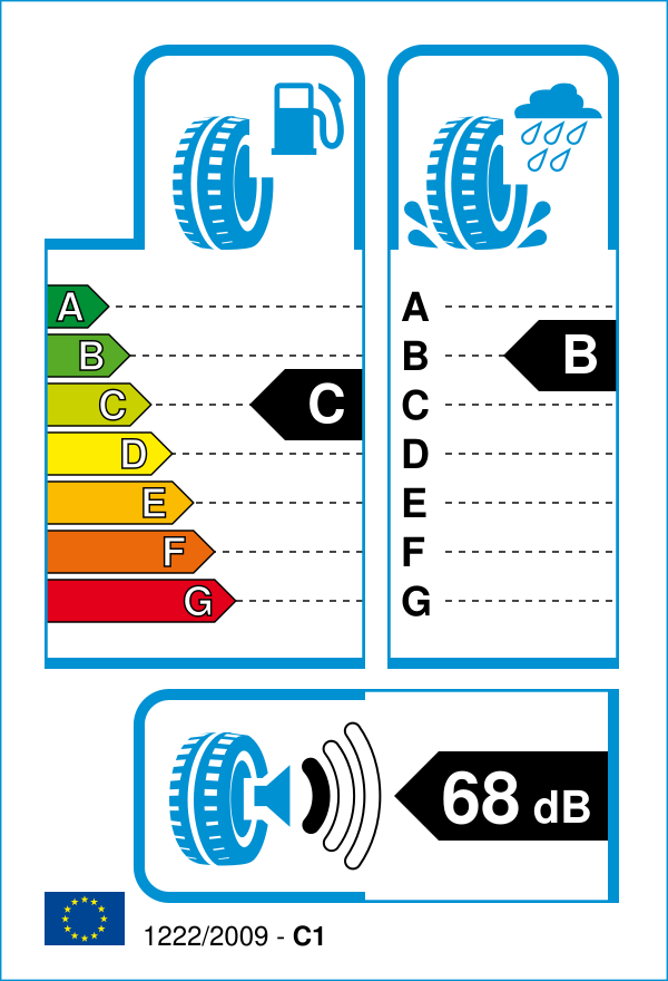 EU-Reifenlabel für STARMAXX POLARMAXX 195/60 R15 88H