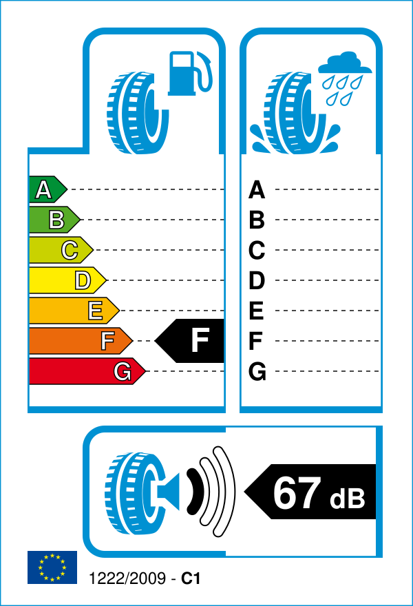 EU-Reifenlabel für BRIDGESTONE BT39F 110/70 R17 54H