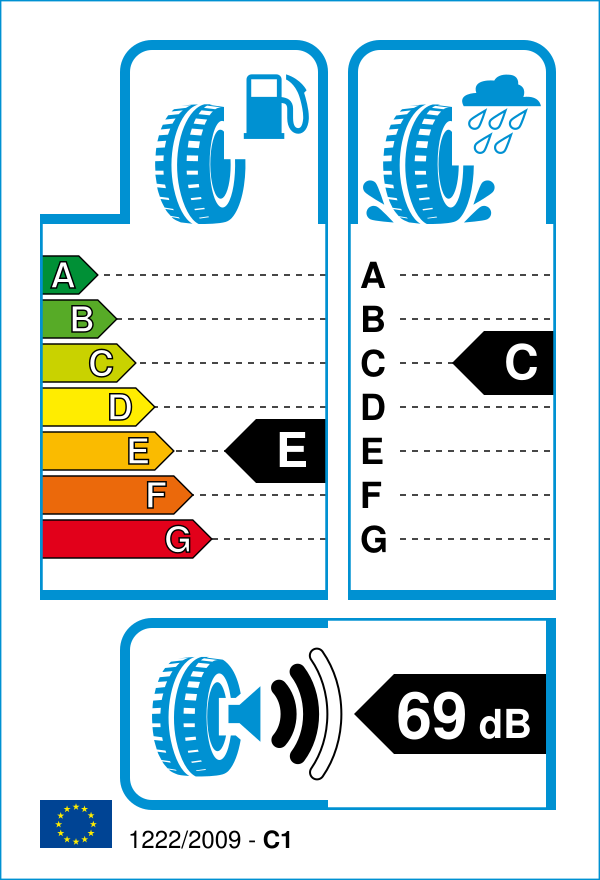 EU-Reifenlabel für LANVIGATOR PERFORMAX H/T 235/55 R18 104H